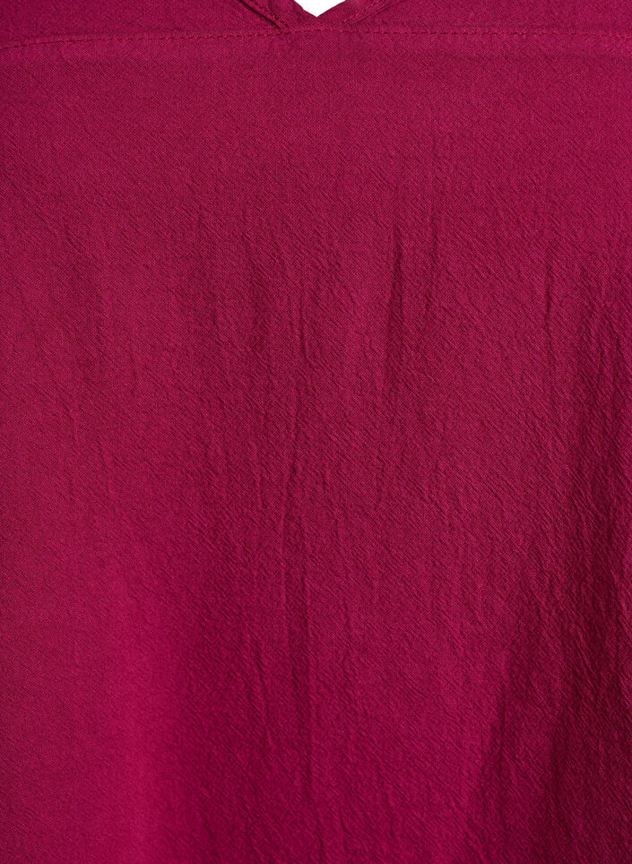 Short-sleeved cotton dress, Red, Packshot image number 2