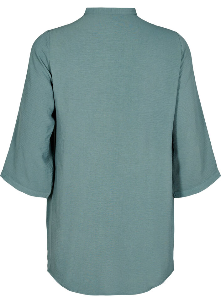 Tunic with 3/4 sleeves, Green, Packshot image number 1