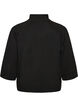 Knitted blouse in a viscose blend with a turtleneck, Black, Packshot image number 1