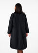 Long wool coat with pockets, Black, Model image number 1