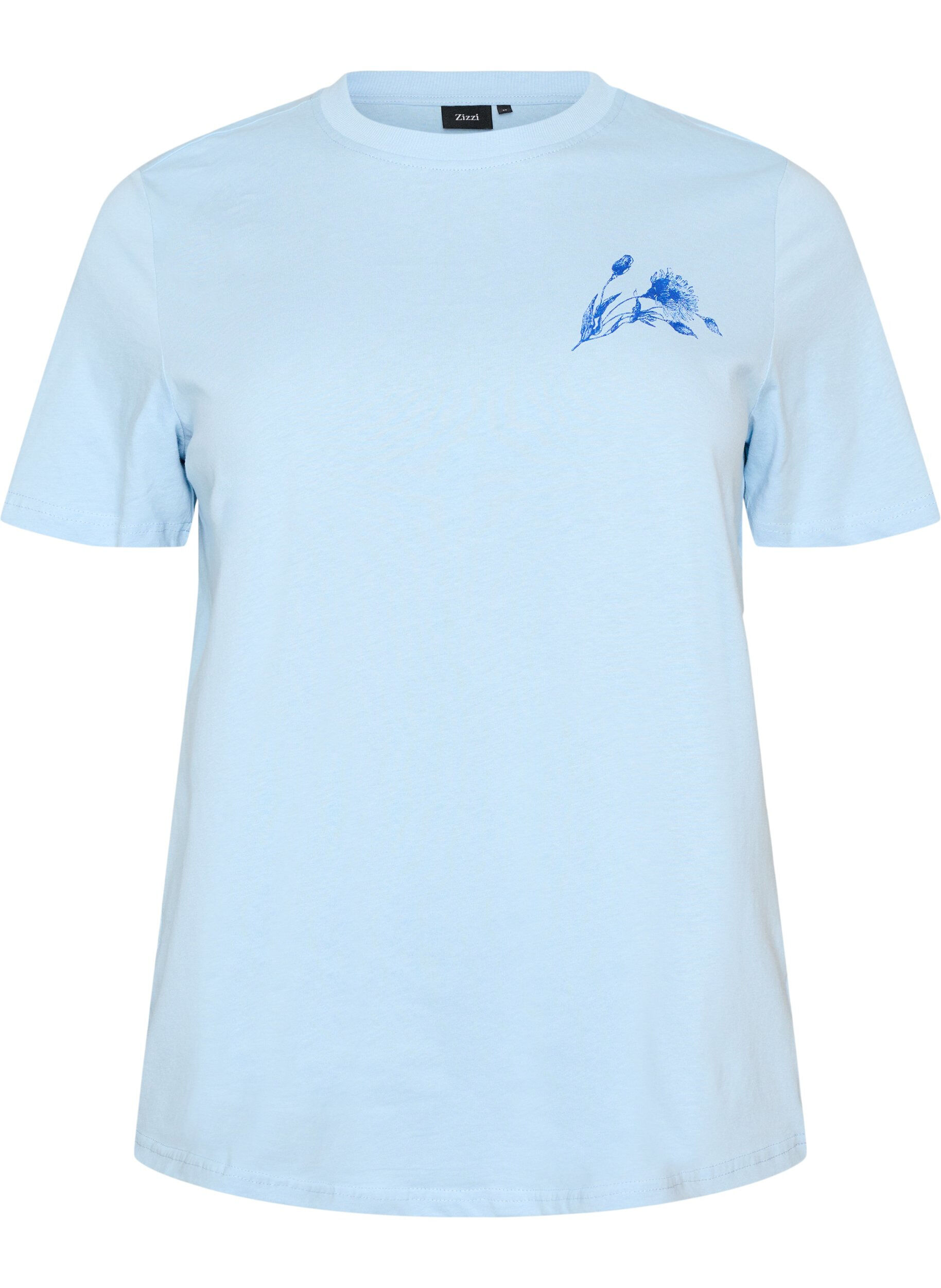 Cotton T-shirt with print