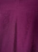 Shiny tunic with a V-neck and 3/4 sleeves, Purple, Packshot image number 2