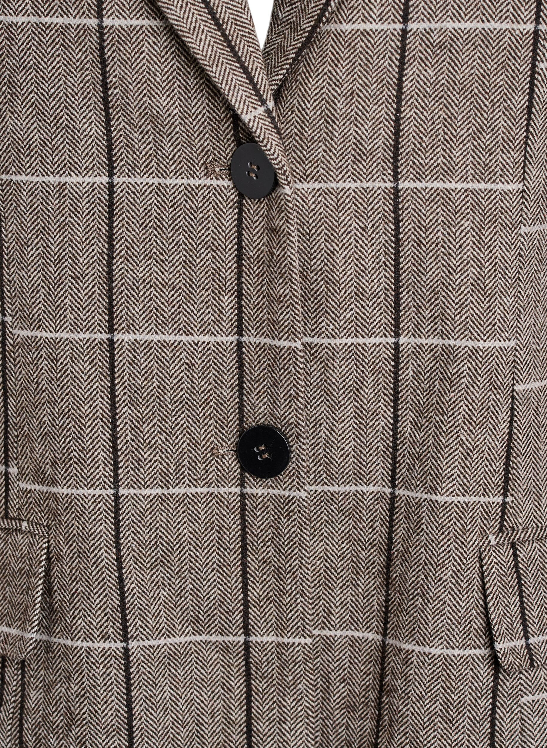 ZizzifashionClassic checked blazer, Grey, Packshot image number 2