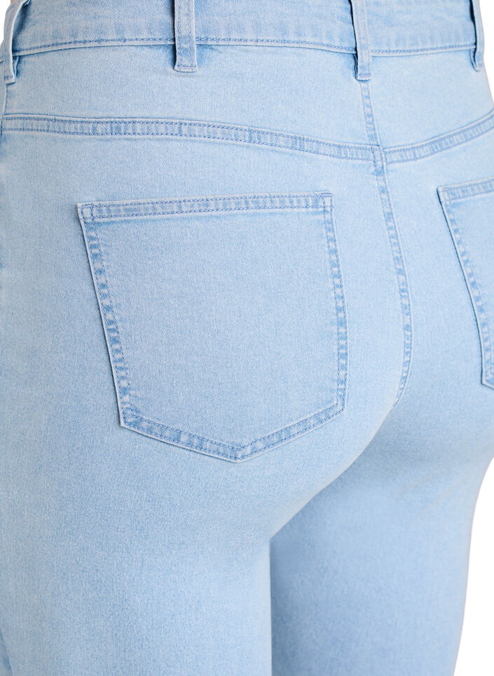 Amy high-waisted super slim fit jeans, Light Blue, Packshot image number 3