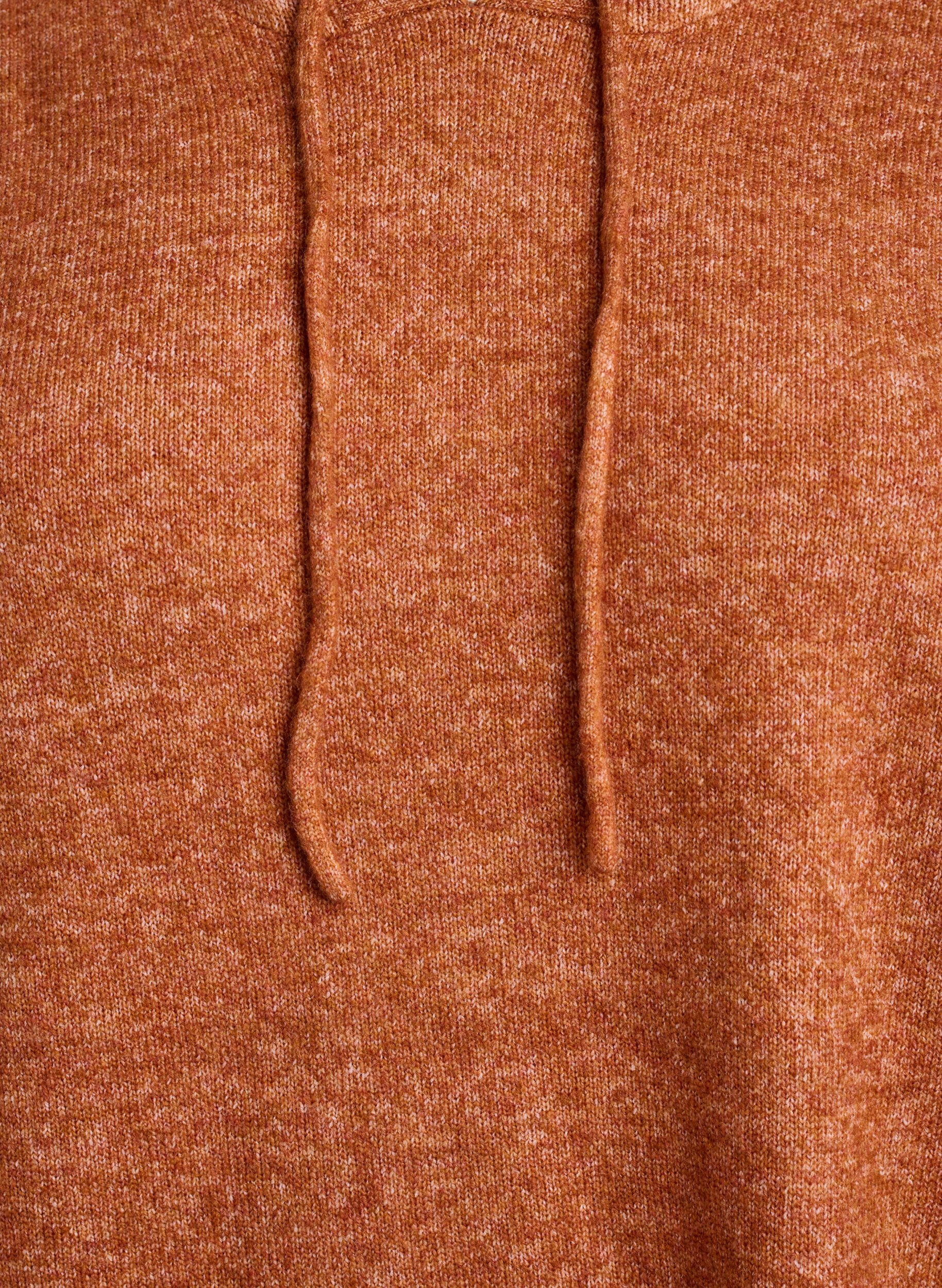 Zizzifashion Knitted hoodie, Orange, Packshot image number 2