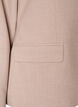 Classic blazer with single button closure and pockets, Beige, Packshot image number 3