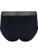 High-waisted bikini bottoms with mesh, Black, Packshot image number 1