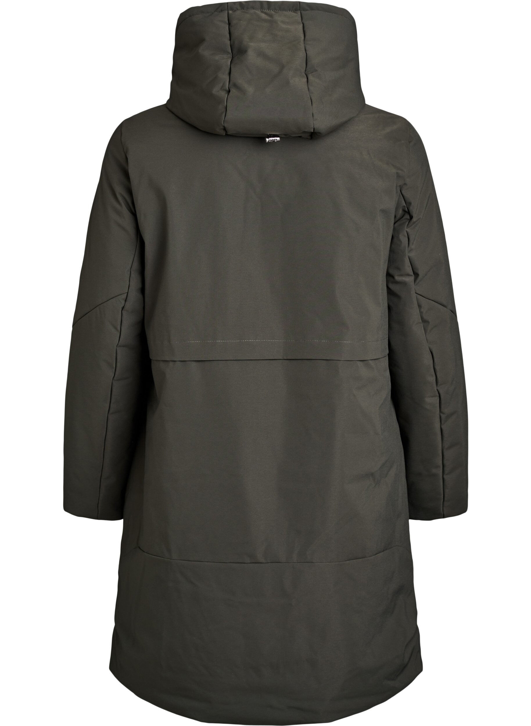 ZizzifashionWinter jacket with adjustable waist, Green, Packshot image number 1