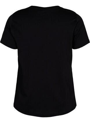 Sports t-shirt with print, Black Don't Quit , Packshot image number 1