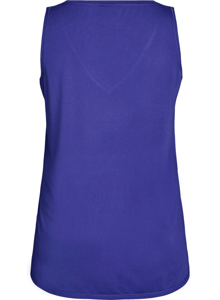 Workout top with v-neck, Purple, Packshot image number 1