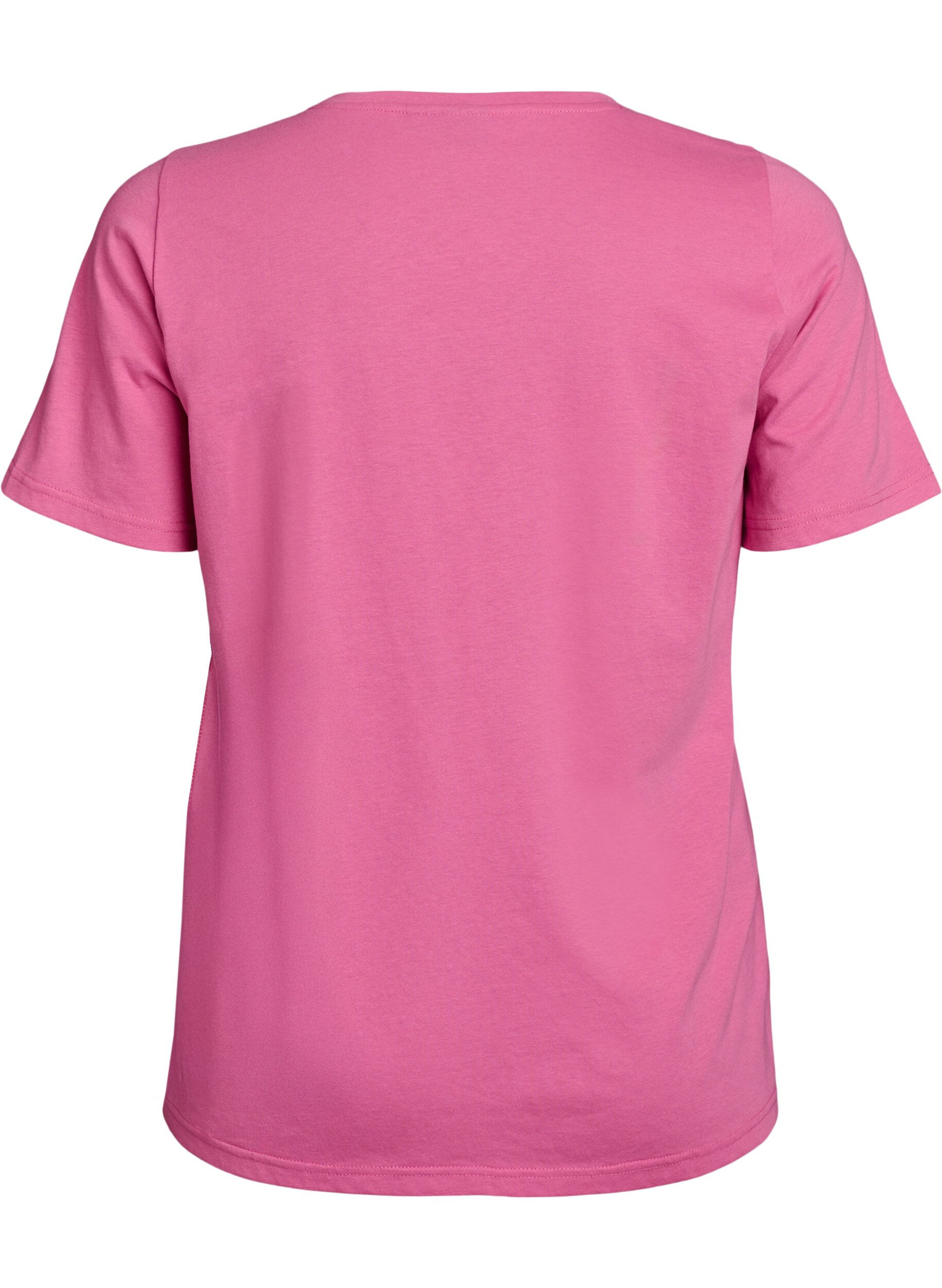 ZizzifashionT-shirt with motif, Pink, Packshot image number 1