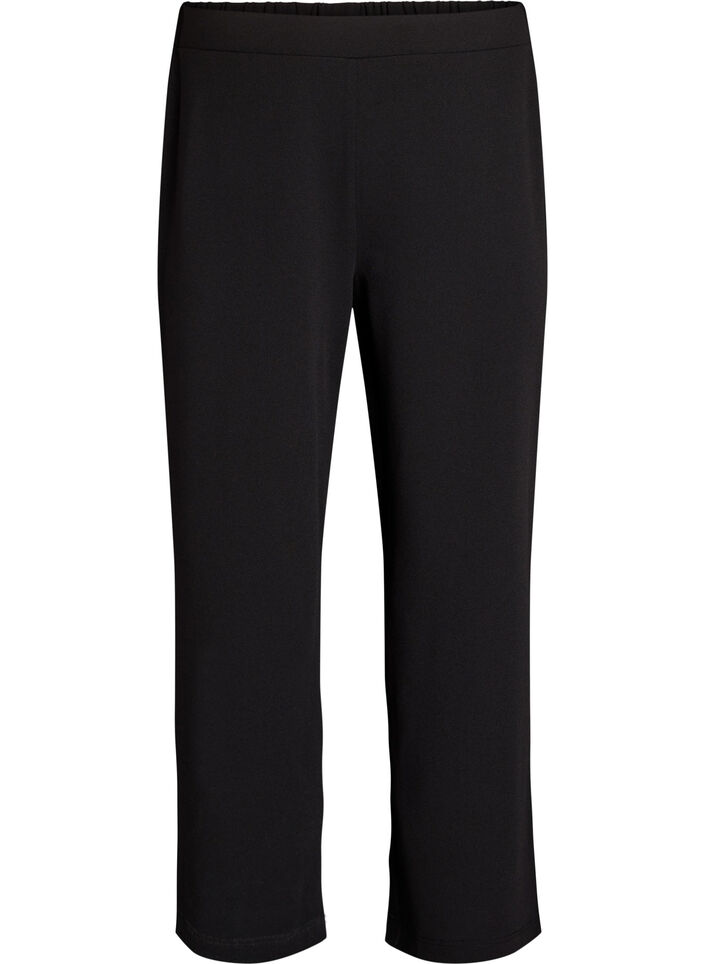 Wide-leg trousers, Black, Packshot image number 0
