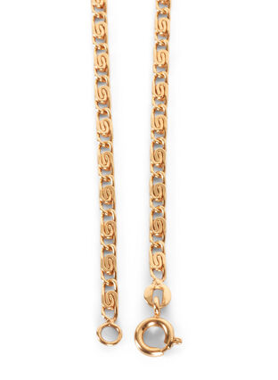 Short gold-coloured necklace, Gold, Packshot image number 3