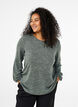 FLASH - Jersey blouse with long sleeves, Green, Model image number 0
