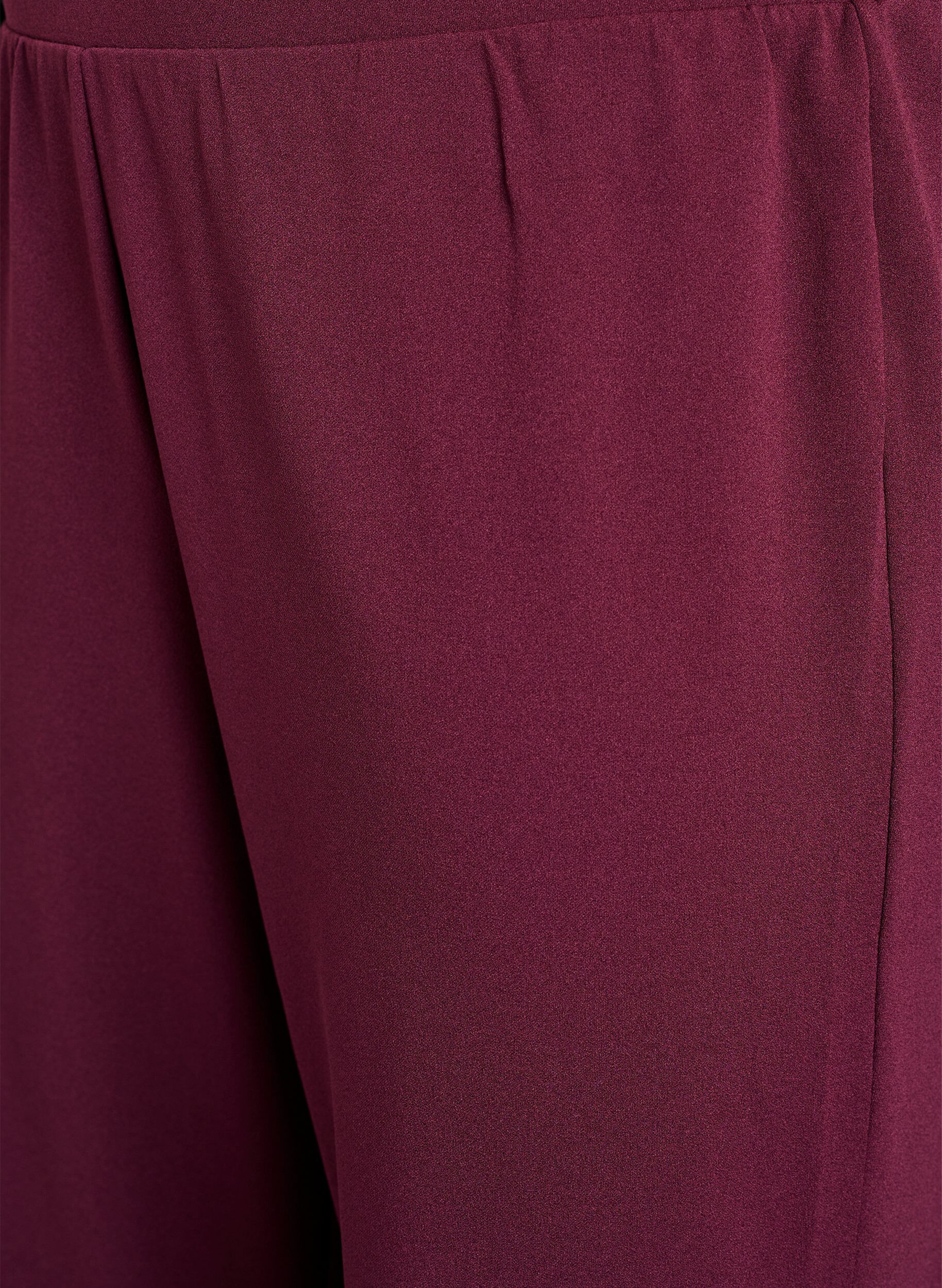 Zizzifashion FLASH - Straight fit trousers, Red, Packshot image number 2