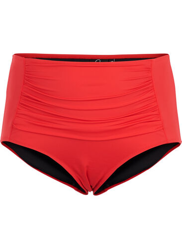 High waisted bikini bottoms, Flame Scarlet, Packshot image number 0