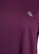 Solid-coloured training T-shirt, Purple, Packshot image number 2