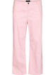 Coloured Myra jeans with stripes and wide legs, Pink, Packshot image number 0