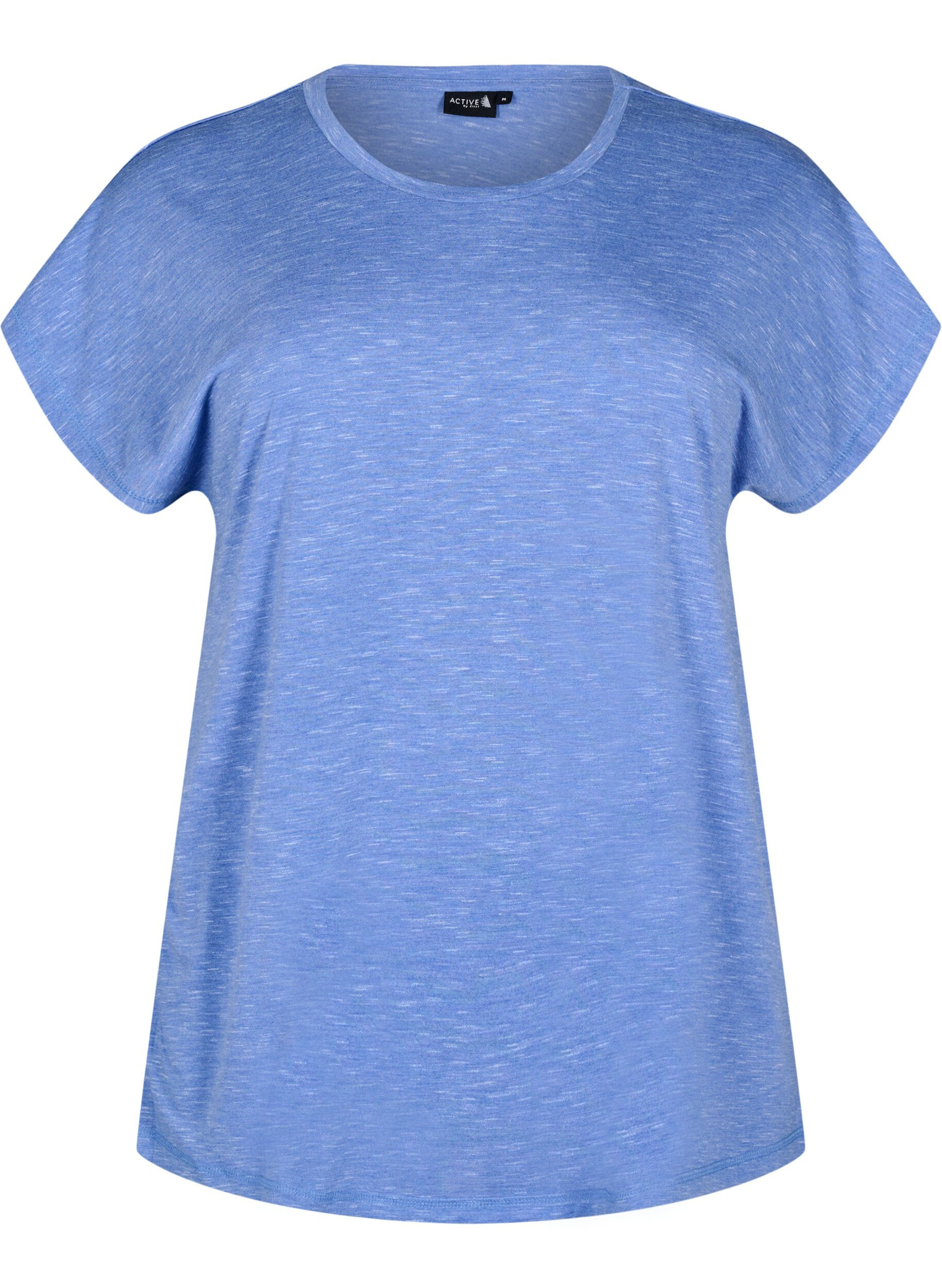 Zizzifashion Loose workout t-shirt with short sleeves, Blue, Packshot image number 0