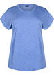 Loose workout t-shirt with short sleeves, Blue, Packshot image number 0