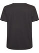 Cotton T-shirt with front print, Dark Grey, Packshot image number 1