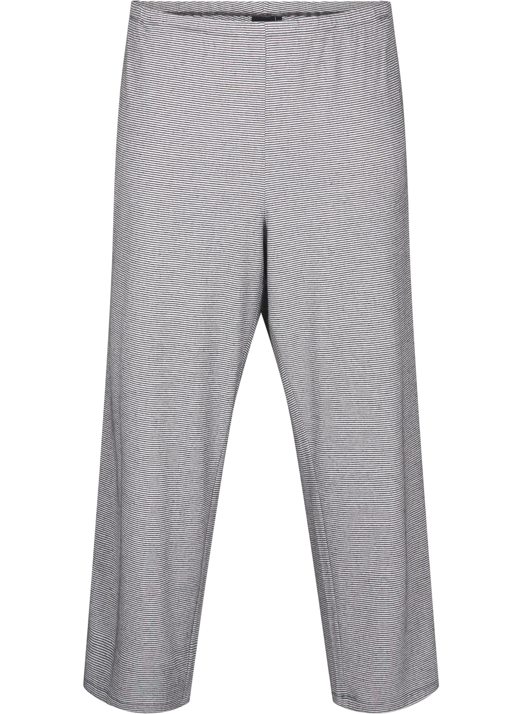 Zizzifashion Night trousers with pockets, Striped DGM , Packshot image number 0