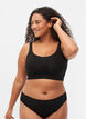 Soft non-padded bra, Black, Model image number 1