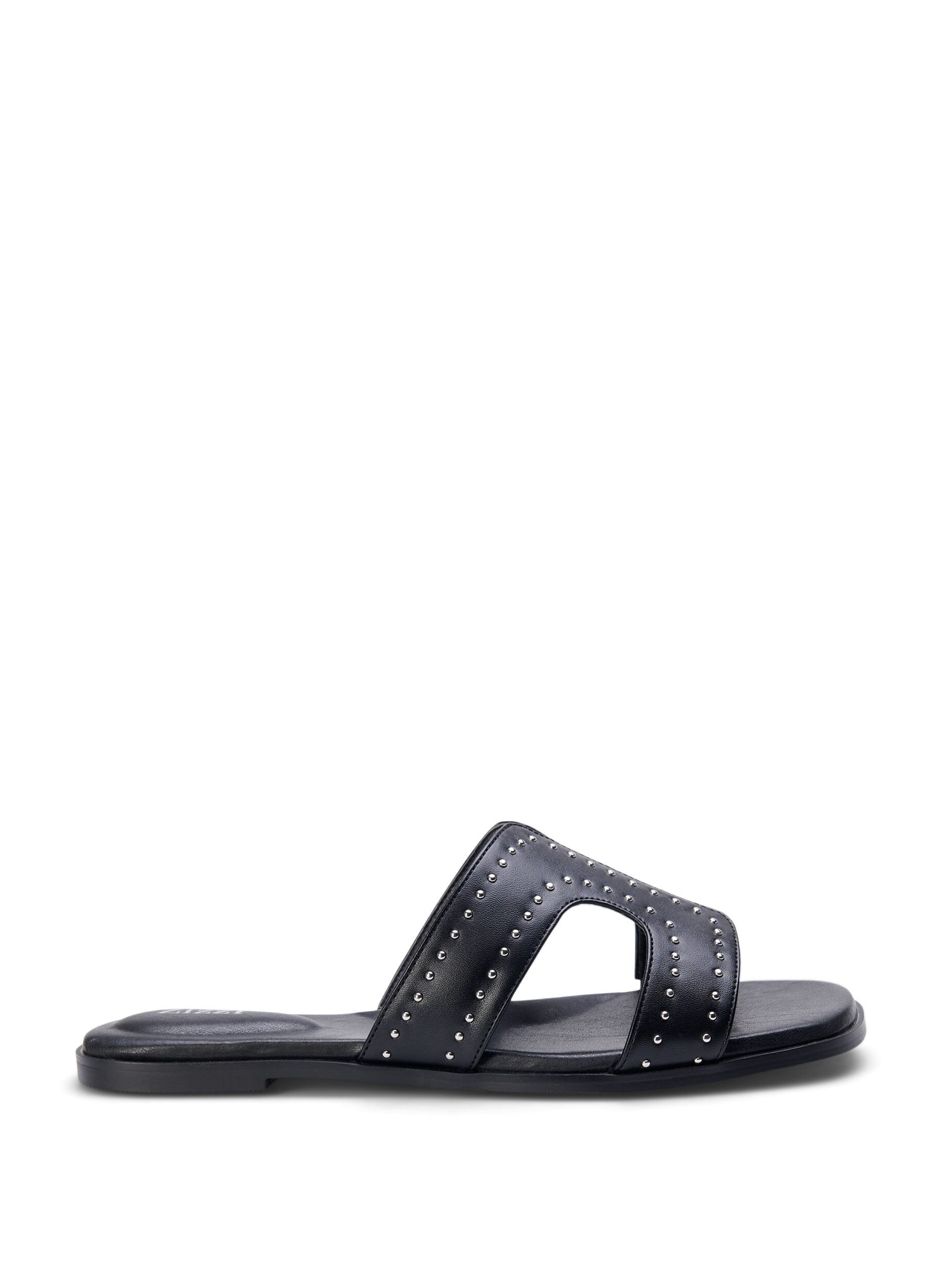 Wide fit - Flat sandals with studs