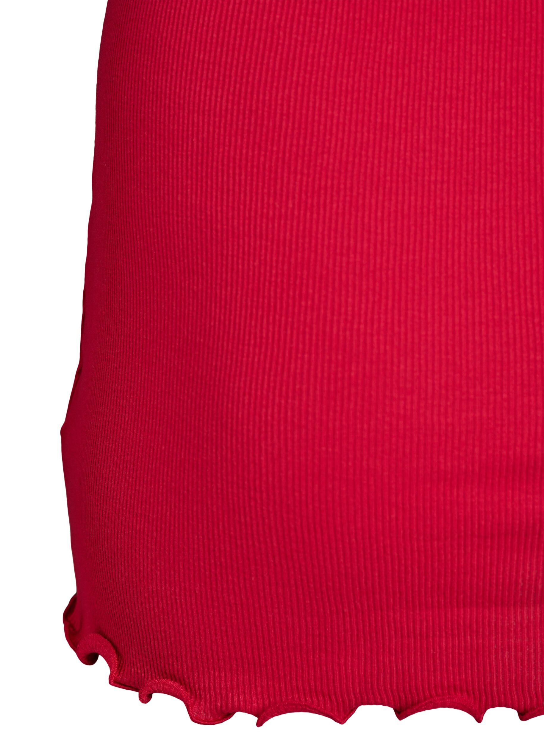 Zizzifashion Top with lace trim, Red, Packshot image number 3