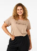 T-shirt with a motif, S. Mink w. Text, Model image number 0