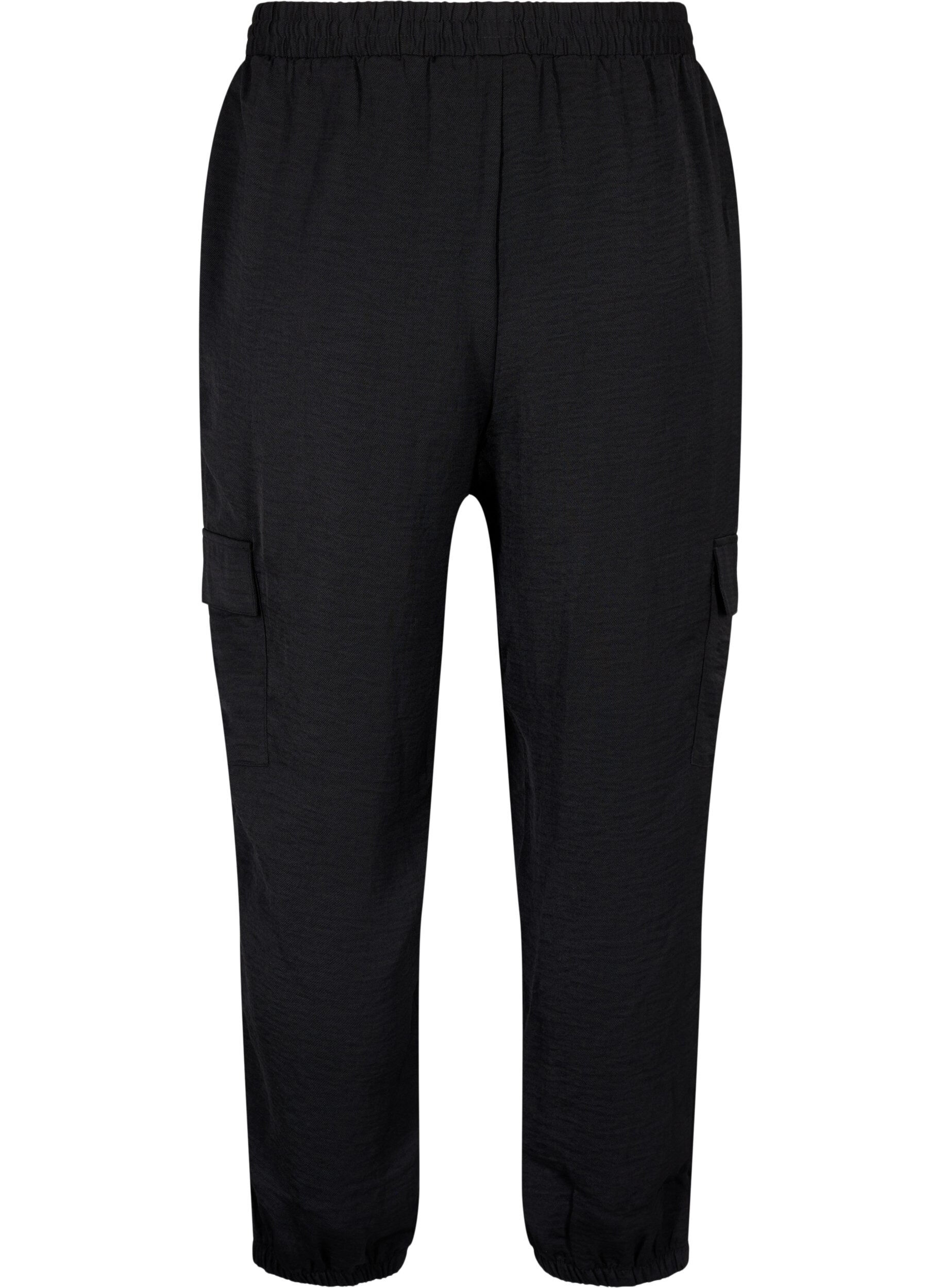 Zizzifashion Trousers with cargo pockets, Black, Packshot image number 1