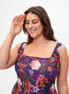 Swimsuit with floral print, Purple Flower, Model image number 2
