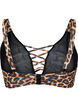 Leopard print bikini bra with thong detail, Autentic Leopard, Packshot image number 1