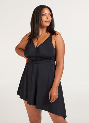 Swim dress, Black, Model image number 0