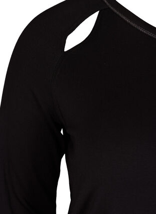 Training blouse, Black, Packshot image number 2