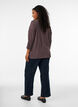 Jersey blouse with 3/4 sleeves, Brown, Model image number 2