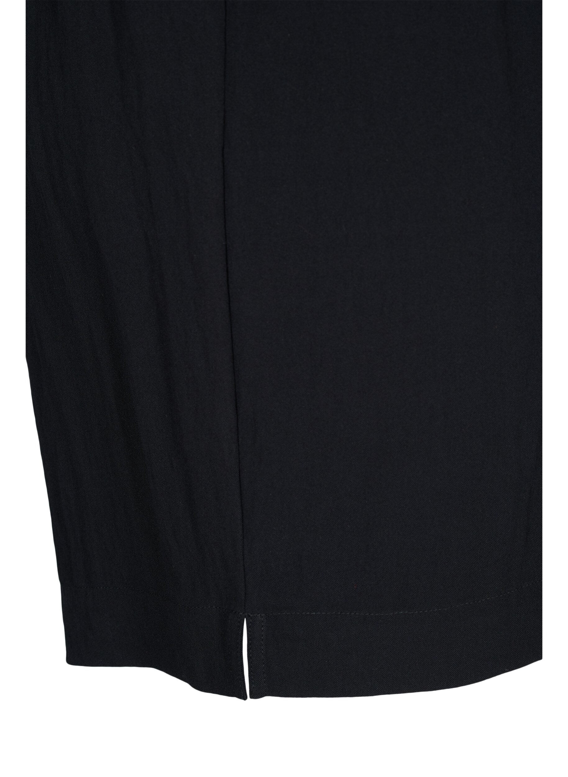 Zizzifashion Loose shorts in viscose, Black, Packshot image number 3