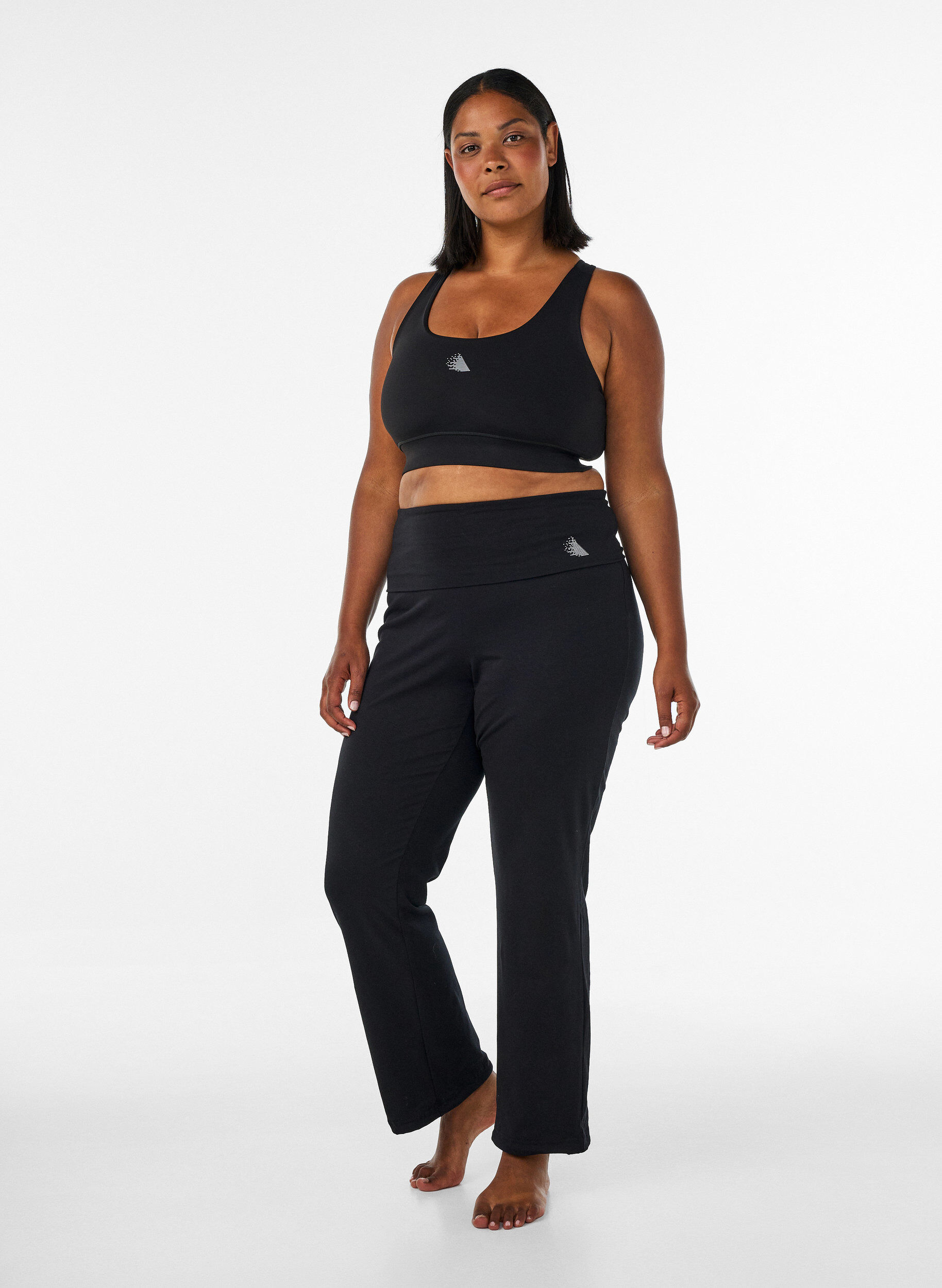 ZizzifashionSports trousers in cotton, Black, Model image number 1