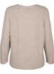 Knit sweater with slit, Simply Taupe Mel., Packshot image number 1