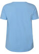 Basic plain cotton t-shirt, Light Blue, Packshot image number 1