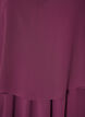 Short chiffon party dress with layered effect, Red, Packshot image number 2