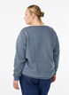 Sweatshirt with embroidered Milan motif, Dark Grey, Model image number 2