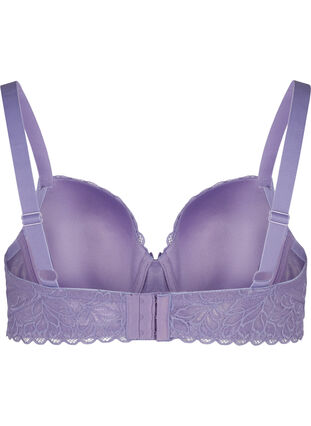 Alma underwired bra with lace, Purple Haze, Packshot image number 1