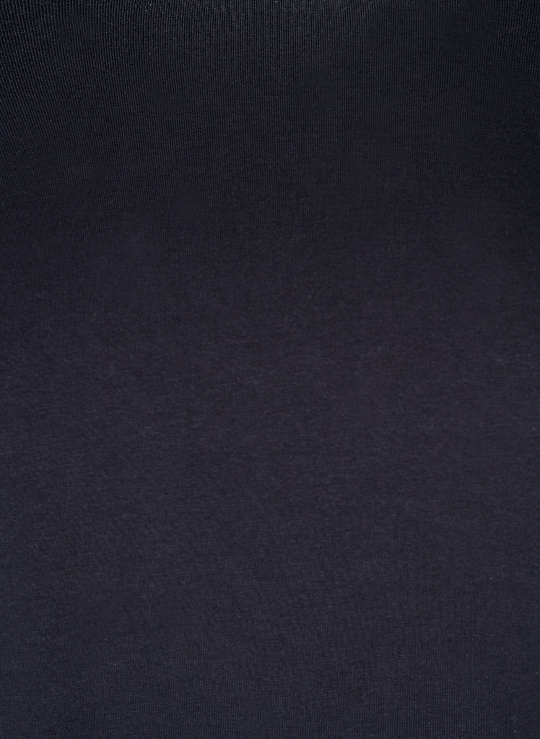 Zizzifashion T-shirt in organic cotton with a round neck, Black, Packshot image number 2