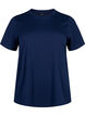 Basic cotton T-shirt with round neck, Blue, Packshot image number 0