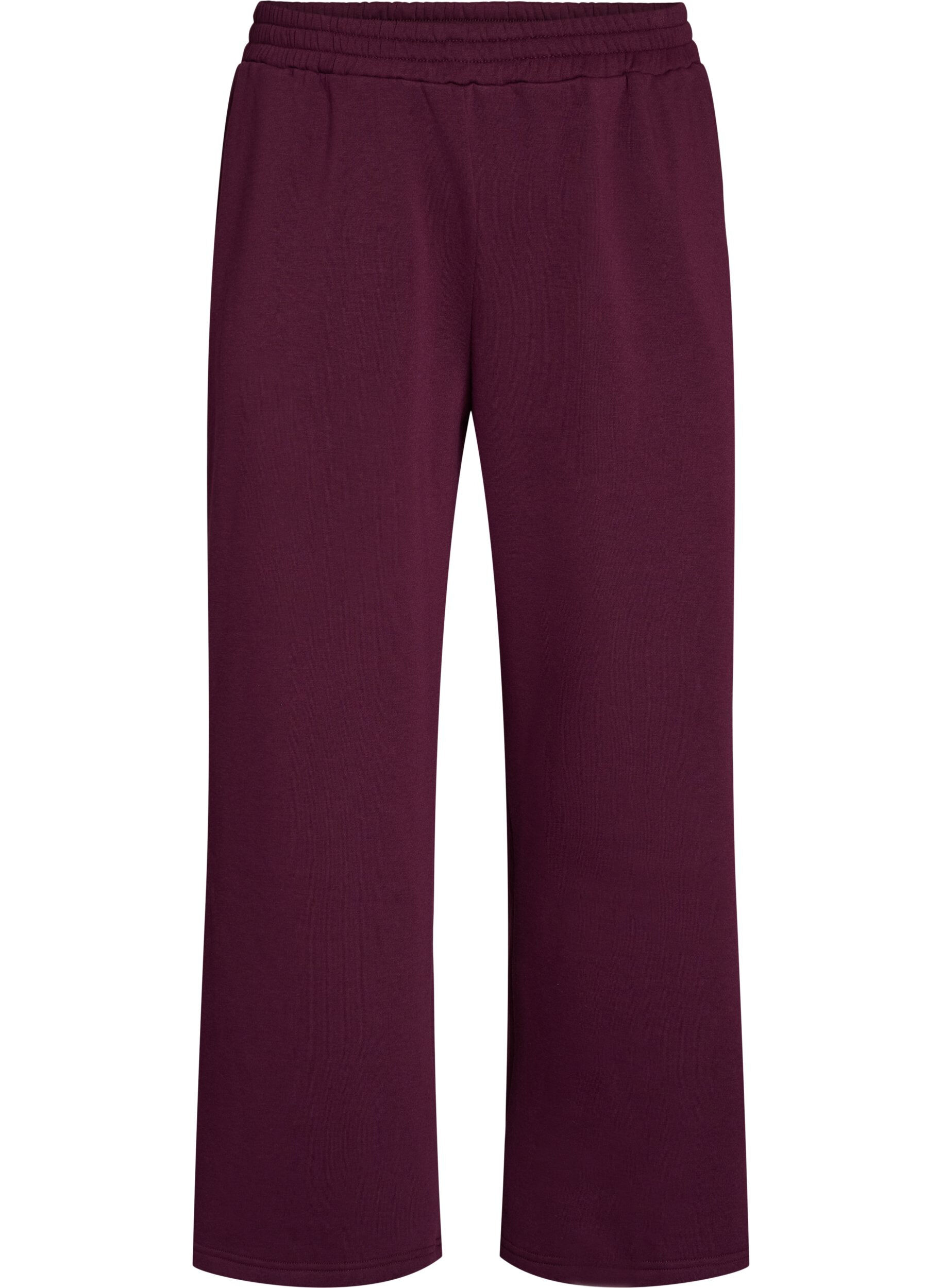 ZizzifashionHigh-waisted sweatpants with wide legs, Purple, Packshot image number 0