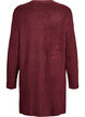 FLASH - Long ribbed cardigan with an open front, Red, Packshot image number 1