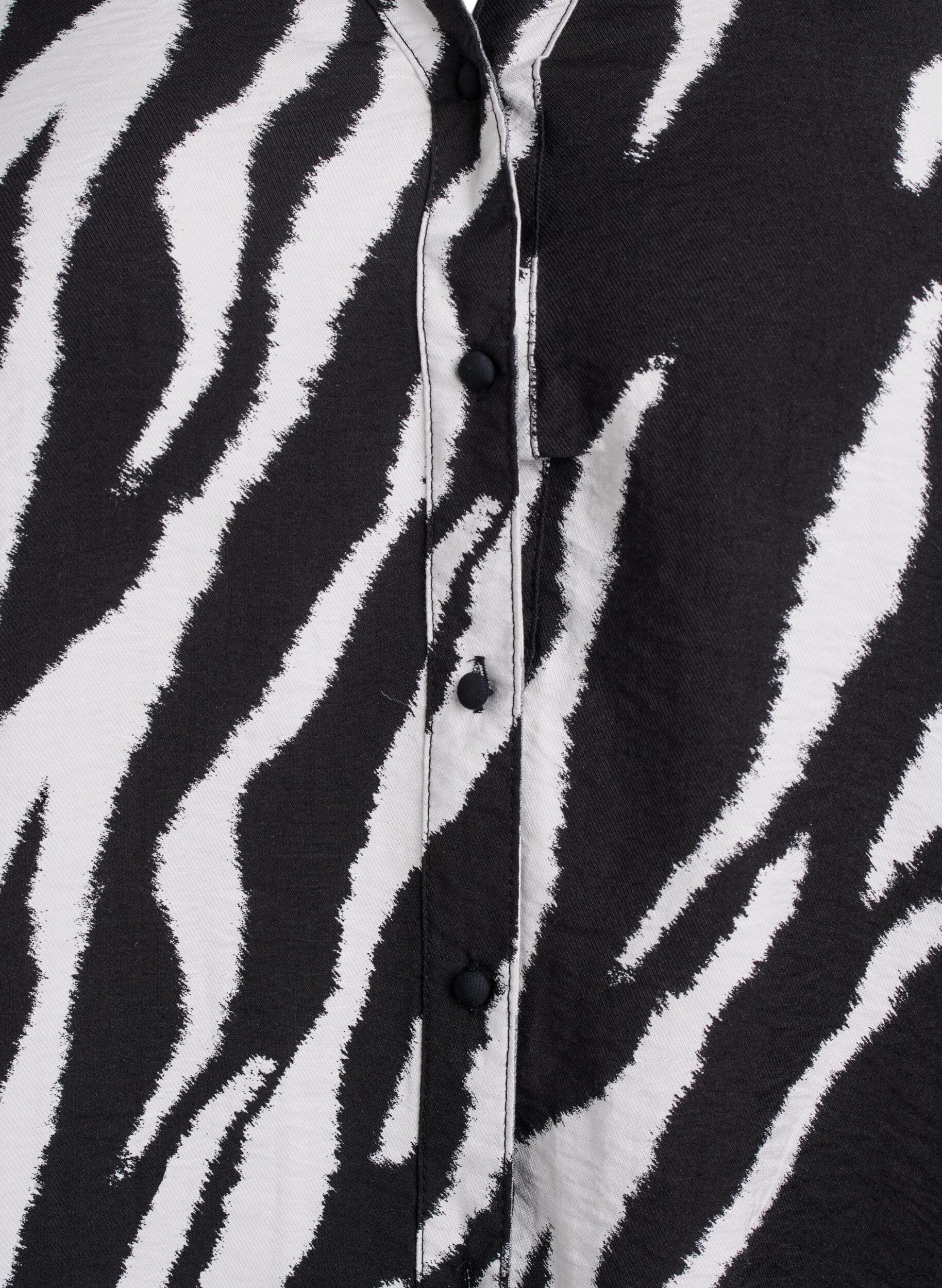 Zizzifashion Zebra print shirt, Black, Packshot image number 2