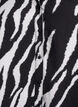 Zebra print shirt, Black, Packshot image number 2