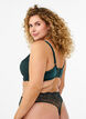 Padded lace bra with underwire, Green, Model image number 1